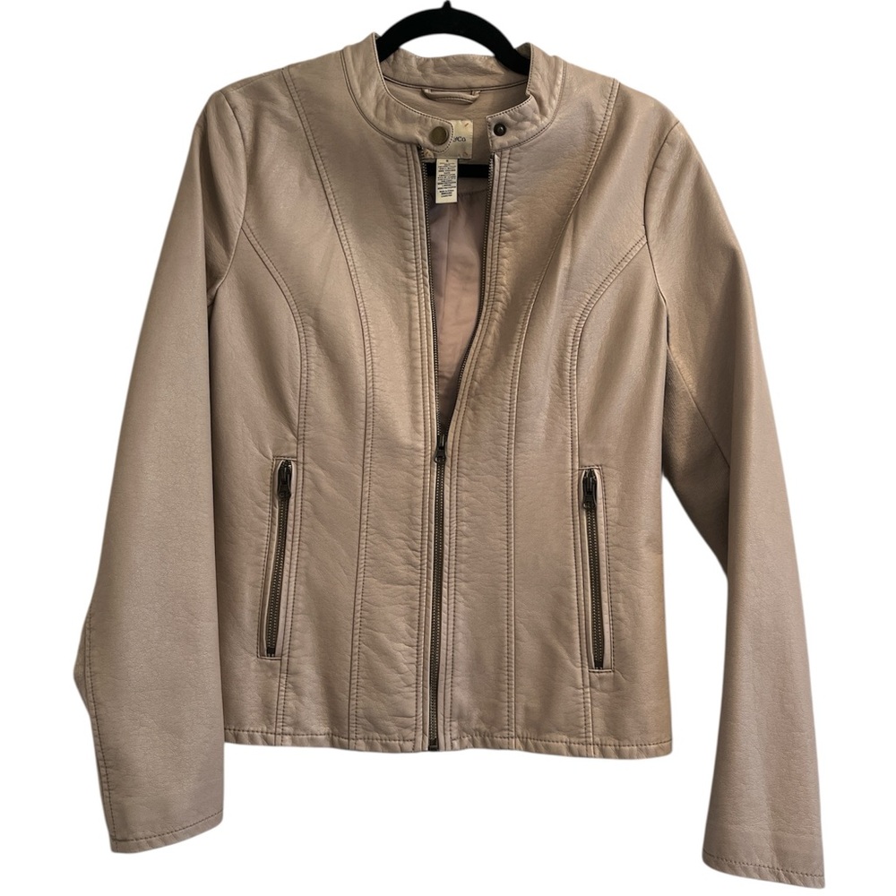 Women's Tan Leather Jacket